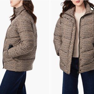 Bernado Britney Houndstooth Puffer Jacket- Excellent Condition! Worn Once!